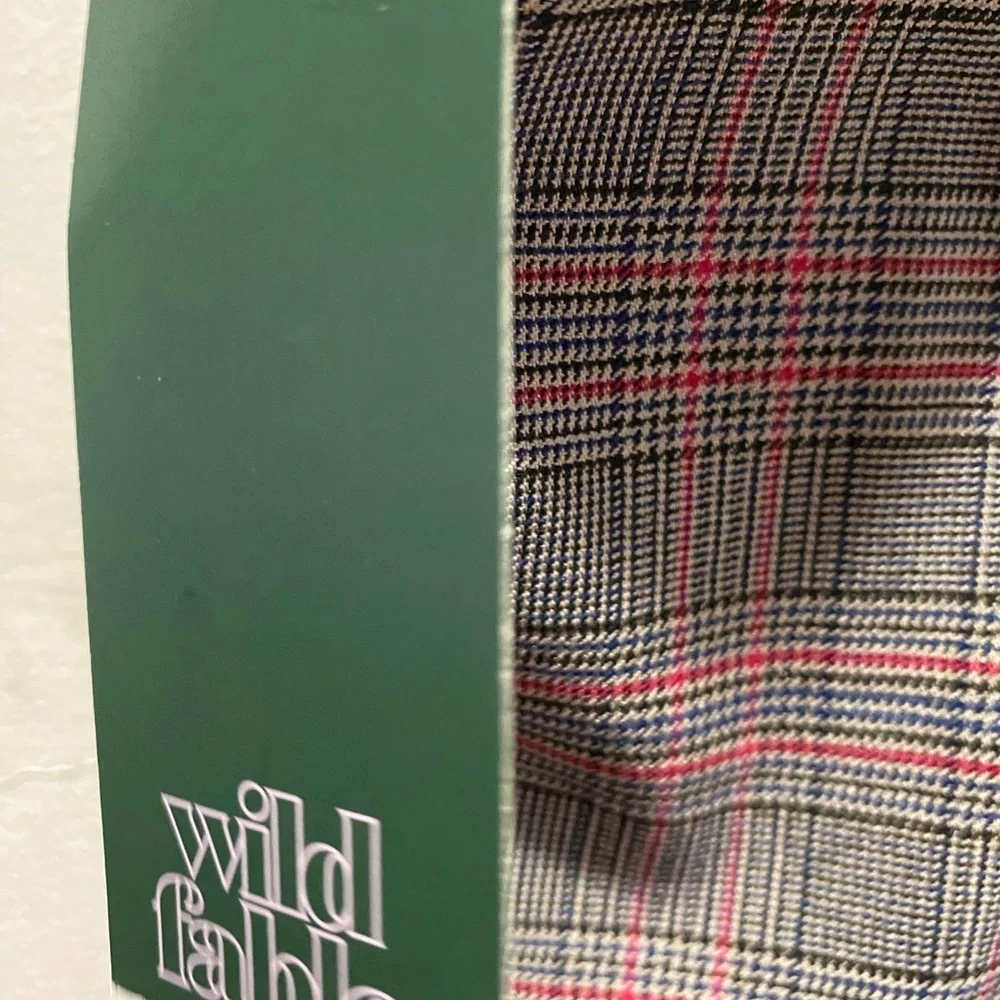 Wild Fable Fitted Bustier Camisole Red Gray - Picture 4 of 4